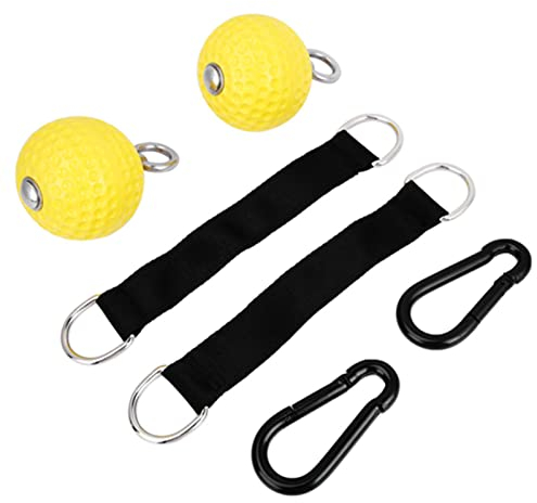 Yuecoom Pull-Up-Ballgriff, Kletter-Pull-Up-Power-Ball-Haltegriffe Mit Riemen, Klimmzüge, Kettlebells, Fitness, Workout