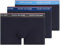 Tommy Hilfiger Herren 3er Pack Boxershorts Trunks Unterwäsche, Mehrfarbig (Blue Spell/Anchor Blue/Dark Ash), SM
