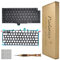 Pardarsey Clavier QWERTZ de rechange rétroéclairé allemand compatible avec MacBook Pro 14 A2442, 16 A2485 2021 - Clavier + vis + tournevis