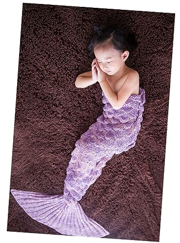 Ciieeo Schwänze Meerjungfrau Decke Rosa Kind Wolldecke Zu Hause