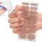 Halbgehärtete Gel Nagelstreifen - Gel Nail Wraps Nagelsticker - Full Wraps Nagelaufkleber - UV/LED-Lampe Erforderlich - Gellack Wraps Für Finger & Fußnägel