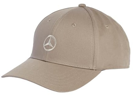 Adidas Unisex Mercedes - AMG Petronas Formula ONE Team Fan Cotton Cap, Putty beige/Wonder Alumina, XS