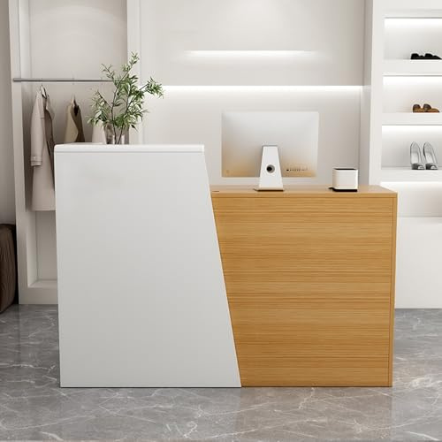 Empfangstheke,Bürotheke,Modern Rezeptionstheke,Verschiedene Spezifikationen,vier Farben optional, geeignet for Bekleidungsgeschäfte,Bartheken,Friseurtische und andere Szenen (muss installiert werden).
