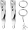 WANGENPING 2 Stück Gürtelclip, Schlüsselhalter Gürtel, Schlüsselclip, Edelstahl Taschenclip, Aufhängetaschenclip, Mehrzwecker Taktische Clip, Stahlaufhängungs-Taschenclip, für äglichen Gebrauch
