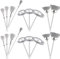 18 Stück Drahtbürsten für Bohrmaschinen, VEINARDYL Edelstahl Mini Drahtbürsten zum Reinigen von Rädern, Polieraufsatz-Set für rotierende Werkzeuge Mit 1/8(3 mm) Schaft Zum Entfernen von Rost