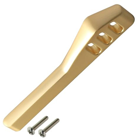 Highdecora Door Handles, Cupboard Drawer Pulls, Wardrobe, Kitchen, 6 Pack (Gold-112mm)