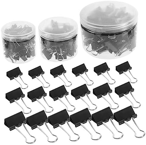 NAMOARLY Binder Clips Verschiedenen Metall Datei Clips Für Büro Und Schule Praktisches Bürozubehör Für Dokumentenorganisation