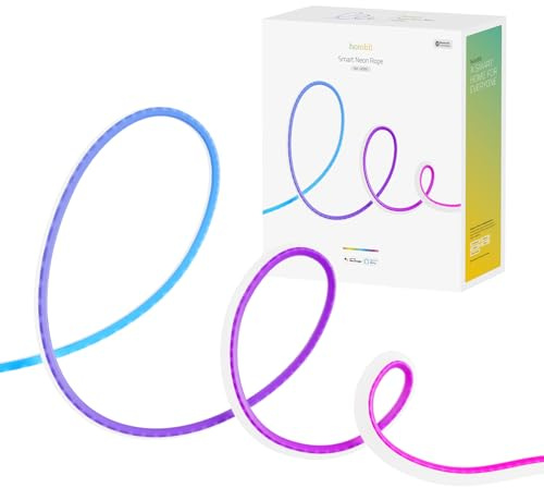 Hombli LED-Lichtstreifen RGBIC, dimmbar, innen & außen, Netzteil, 24 V, 5 m | App-Steuerung, Lichtsteuerung, Für drinnen und draußen, Intensive RGB-Beleuchtung, niederländische Marke für dein Smart Home