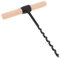 Aymzbd Handbohrer mit Holzgriff für Outdoor-Aktivitäten und Bushcraft, 10x230mm