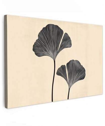 MuchoWow© Impressions sur Toile Deco Tableau Murale Decoration Salon - Noir
