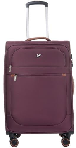 ABISTAB Weichschalenkoffer groß 78x48x30cm - Stoff Koffer Trolley - Leicht Reisekoffer mit 4 Rollen & Zahlenschloss, Handgepäck Koffer, 109 Liter