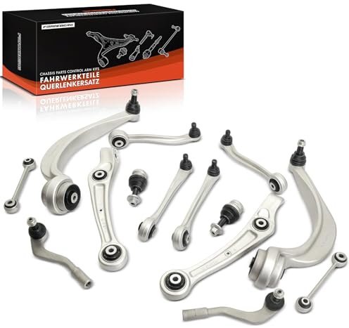 Frankberg 14x Querlenker Satz Vorne 8K0407693Q, 8K0407693S | Kompatibel mit A4 Allroad 8KH, A5 Sportback 8TA, A5 Cabriolet 8F7, A4 Avant 8K5, Q5 8RB, A5 8T3, A4 8K2, M.A.C.A.N 95B