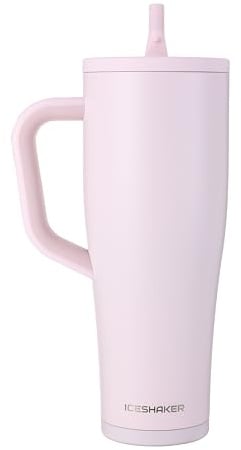 Ice Shaker Insulated Stainless Steel Tumbler Shaker Bottle | 40oz, Oakley | Cold for 30+ Hours | 2-in-1 Tumbler Shaker Bottle | Odor-Free Bottle for Protein Shakes, Water, Smoothies, Cocktails