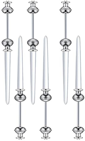 Suoumwa Beaded Brieföffner Runder Brieföffner Messer Metallic-Brieföffner zum Basteln Von Geschenken für Zuhause und Bürobedarf.