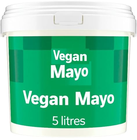Creamy Vegan Mayo 5L – Plant Based Mayonnaise Alternative for Sandwiches, Salads, Burgers & Catering Use - cfs