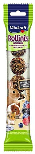 Vitakraft Rollinis Nager & Kaninchen - Waldbeere - 7 Stück