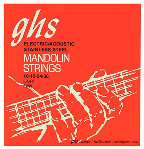 ghs E 250 LIGHT Mandolin Stainless Steel String