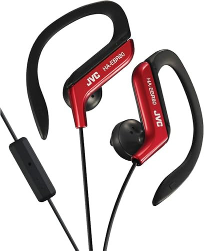 JVC HAEBR80R - Auriculares Deportivos con Clip (Rojo)