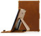 LEICKE MANNA | Sacoche/Étui de protection Ultra Slim pour iPad Mini 3, iPad Mini 2 Retina et iPad Mini avec fonction de support / EasyStand et CleverStrap / Couleur marron