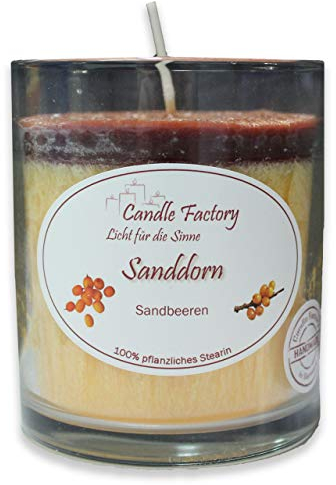 Candle Factory Party Light Duftkerze im Glas Duft: Sanddorn