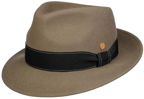 Mayser Manuel Bogarthut Fedora Filzhut Herrenhut Ripsband Handmade Made in EU Damen Herren Sommer Winter Serpent 58 cm