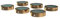 PolarPro AR-CS-6PACK Filtro ND, 6 Pezzi, Nero