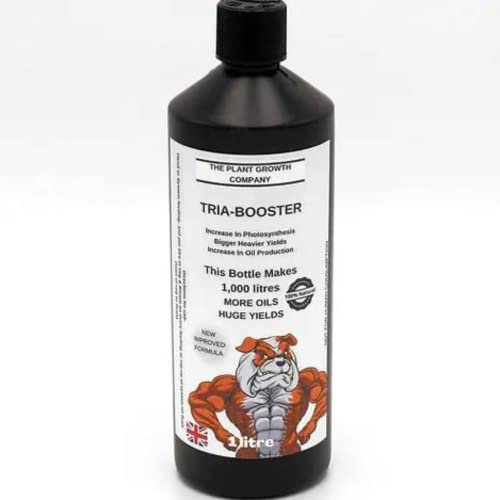 TriaBooster - Pure Triacontanol Liquid Plant Food to Grow Recreational Herbs, Medicinal Plants - Organic Liquid Concentrate - Serves Hydroponics, Coco Coir, Plant Soil - 1L