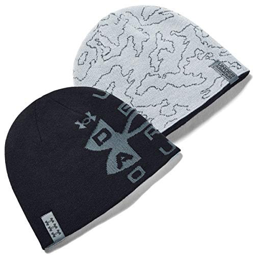 Under Armour Herren Billboard Reversible Strickmütze - Schwarz/Steel