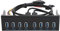 5.25 Zoll Interner Kartenleser, USB3.0 8 Port HUB optisches Laufwerk Panel Dashboard PC Moterboard USB Frontplatte mit USB3.0 19PIN Schnittstelle für Windows/Linux/Mac