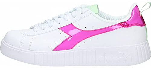 Diadora GAME P STEP LUCID, Sneakers Donna, Bianco/Rosa (Limonata), 38 EU