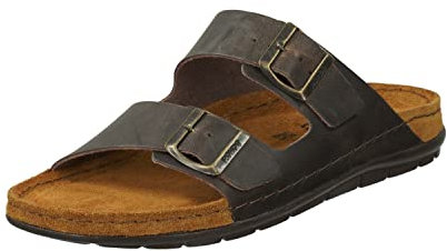 Rohde Herren, Männer, Klassische Sandalen, Sandalen,verbandschuhe,therapieschuhe,Klett-Hausschuhe,Mocca,46 EU / 11 UK