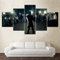 Impressions sur Toile 5 Panneaux Muraux La Saison Walking Dead Tableau Decoration Murale Tendu sur Chassis Encadrée,Toile Salon Tableaux Murale Decoration