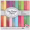 Ideen mit Herz Duo-Design-Papiere | Block mit 20 Blatt Bastelpapier | 25 x 25 cm | 250g/m² | beidseitig bedruckt | Designpapier, Motivpapier | ideal für Scrapbooking, Basteln (Vintage Style 01)
