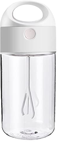 F Fityle Bottiglia Shaker Elettrico proteico, frullatore per caffè Latte in Polvere, frullatore Portatile, Bianco