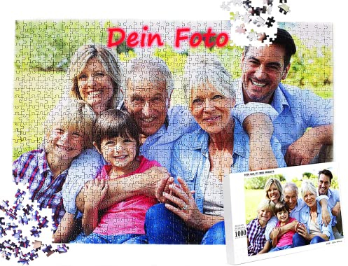 AptoFun Holz-Puzzle 1000 Teile mit eigenem Bild, personalisiertes Holz-Puzzle für größere Kinder oder Erwachsene, Holz-Puzzle Geschenk (1000)