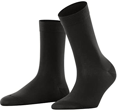 FALKE Damen Socken Cotton Touch W So Baumwolle einfarbig 1 Paar, Grau Anthracite 3529, 39-42