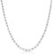 Tony Fein Kordelkette 5mm Massiv 925er Sterling Silber Halskette Collier für Damen und Herren