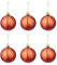 Luxshiny 6stücke Basketball Weihnachtskugeln Kunststoff Bauble Für Christbaumdekoration Festliche Hängedekoration Für Zuhause Und Partys