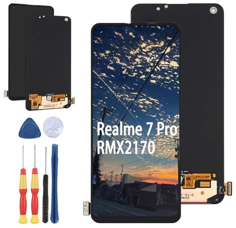 Yuxyiony Nuovo Schermo di Ricambio Per OPPO Realme 7 Pro RMX2170 Display LCD Riparazione Dello Schermo e Strumento di Ricambio Accessori