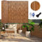 Canne Di Bambu Per Esterno Oscurante Recinzione Giardino Copri Ringhiera Balcone Esterno 50 60 70 80 90 100 110 120 130 140 150 160cm H Utile Per Occultamento, Delimitazione O Ombreggiatura