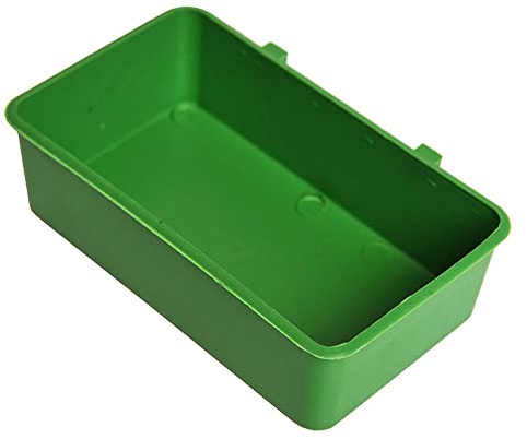 1Pcs Multifunction Creative Green Food Tray Parrot Bathtub Animal Cage Standing Wash Shower Box Bird Toys Pet Bird Cleaning ProductsPractical and Deft