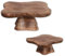 Divit Shilp Natural Wooden Tray, Serving Bowl for Salad, Veggies and Fruits, Large Deep Tray for Family, Party. (Pot Stand)