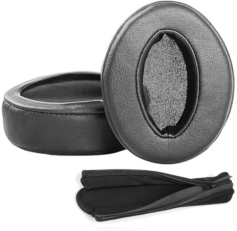 DowiTech Cuscinetti professionali di ricambio compatibili con Sennheiser HD 4.50 BTNC, HD 4.50BT, HD 4.40BT, HD 350BT, HD400S, HD350BT, HD300 Cuffie cuscinetti auricolari in pelle ipoallergenica