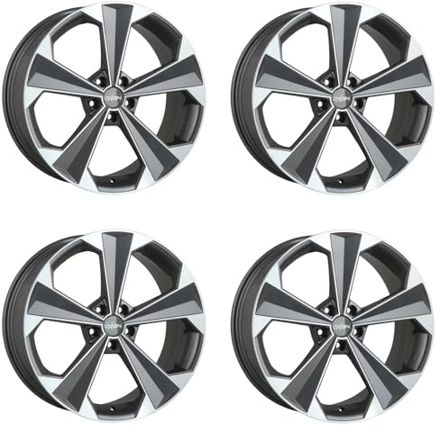 4x Oxigin Felgen Alufelgen 22 OXRS 9,0x20 ET38 5x114,3 titan polish kompatibel mit Kia Carens Optima Sorento Sportage