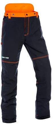 Forst-Extrem Beginner 2.0 Schnittschutzhose, Schnittschutzklasse 1 (20 m/s), anthrazit-orange oder rot-gelb (DE/NL/SE/PL, Alphanumerisch, 3XL, Regular, Regular, anthrazit-orange)