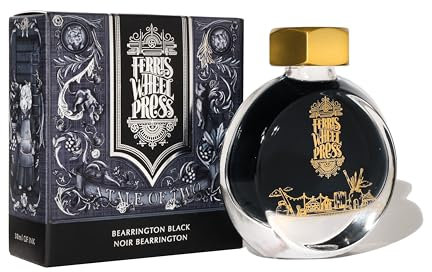Ferris Wheel Press, Fountain Pen Ink, Everyday Ink Collection, Cool Black, 38ml