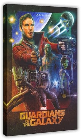 ahnld Filmposter Guardians Of The Galaxy auf Leinwand, Schlafzimmer, Dekoration, Landschaft, Büro, Raumdekoration, Geschenk, 30 x 45 cm