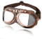 DREAMIZER Motorradbrillen, Retro Motorradbrille, Vintage Brille im Flieger Piloten-Stil, Motorrad brillen für Cruiser Touring Café Scooter, Wander Skibrille, Brille für Halbhelm