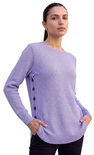 Roman Women Ribbed Jumper for Women UK Ladies Curved Hem Sweater Stitch Detail Pullover Chunky Knitwear Knit Winter Autumn Textured Oversized Soft Cosy Comfy
