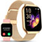 Smartwatch Damen mit Telefonfunktion 1,91 Zoll Touchscreen Fitness Tracker 200+ Sportmodi IP68 Wasserdicht Fitnessuhr mit Herzfrequenz SpO2 Schlafmonitor Schrittzähler Smart Watch für iOS Android